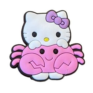 Hello Kitty Cancer Zodiac Sign Croc Charm